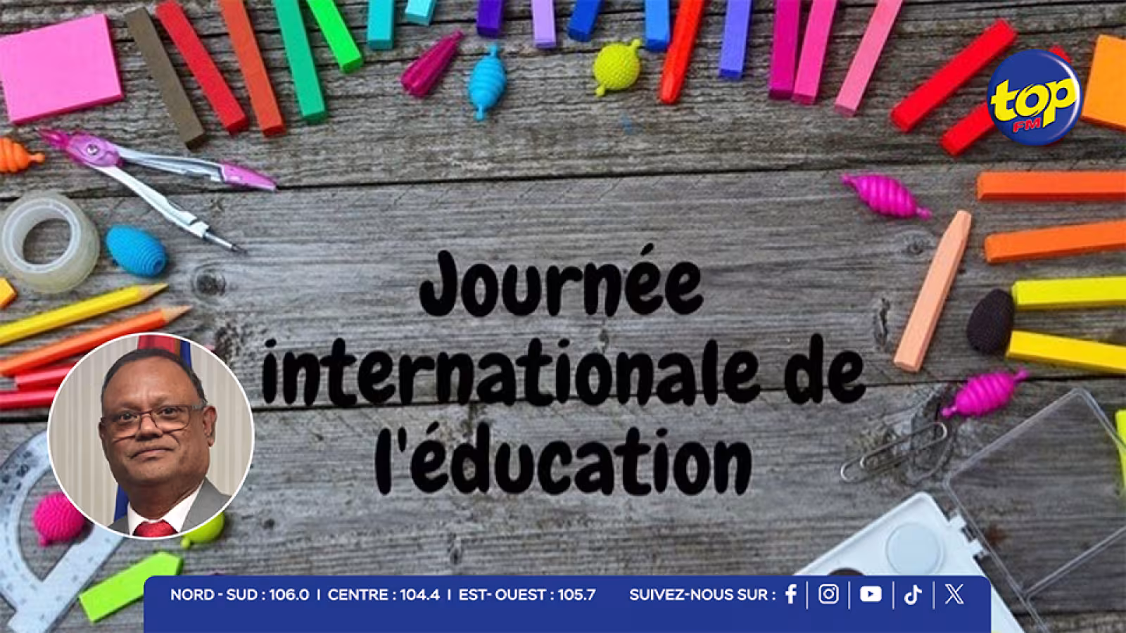 Journée internationale de l’éducation : Le ministre Mahend Gungapersad souligne l’urgence de rehausser le niveau scolaire