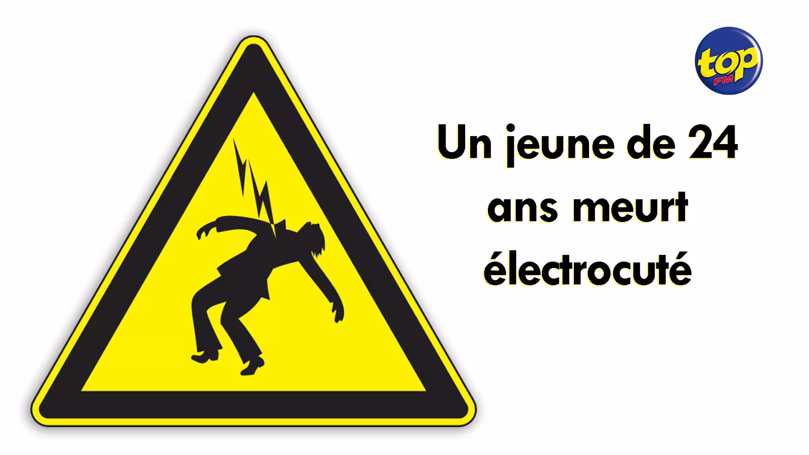 Accident au travail : Un jeune de 24 ans meurt électrocuté