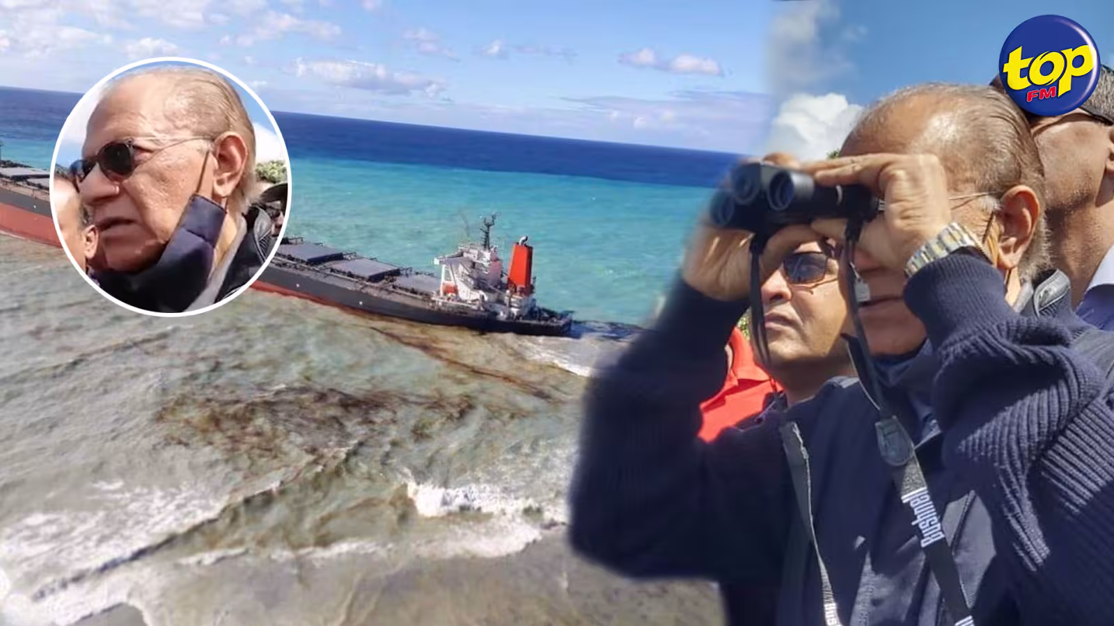 Le Dr Navin Ramgoolam est descendu sur le lieu de la catastrophe ce vendredi , accompagné notamment des deux ingénieurs en environnement du PTR…<<UNE CATASTROPHE ECOLOGIQUE , PROVOQUEE PAR LES AMATEURS , QUI DIRIGENT CE PAYS >> , martèle le leader du PTR