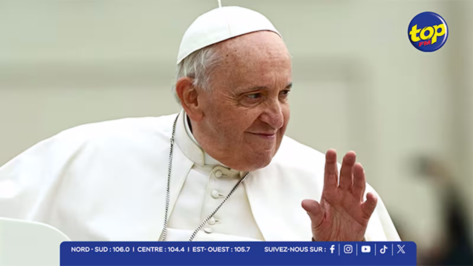 Au Parlement : un hommage rendu au pape François ce mardi matin