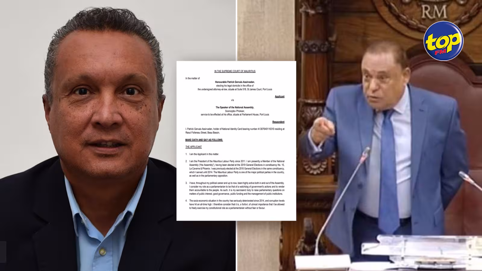 Rejet par le Speaker de sa question sur les honoraires des avocats privés du Commissaire de police : Patrick Assirvaden saisit la justice et fait une demande de Judicial Review