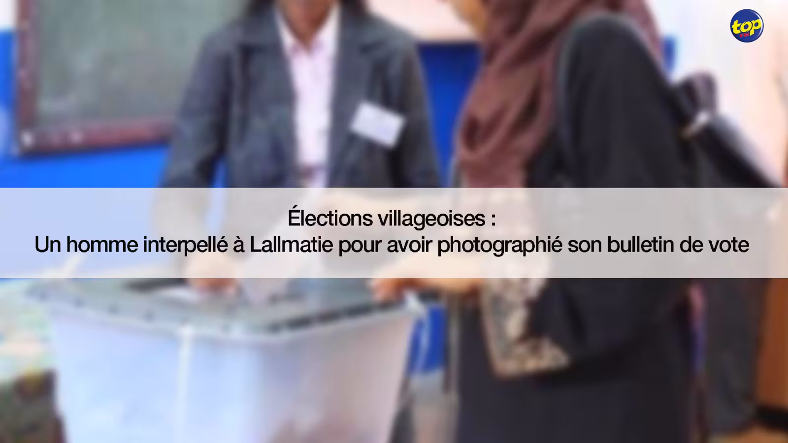 Élections villageoises : Un homme interpellé à Lallmatie pour avoir photographié son bulletin de vote