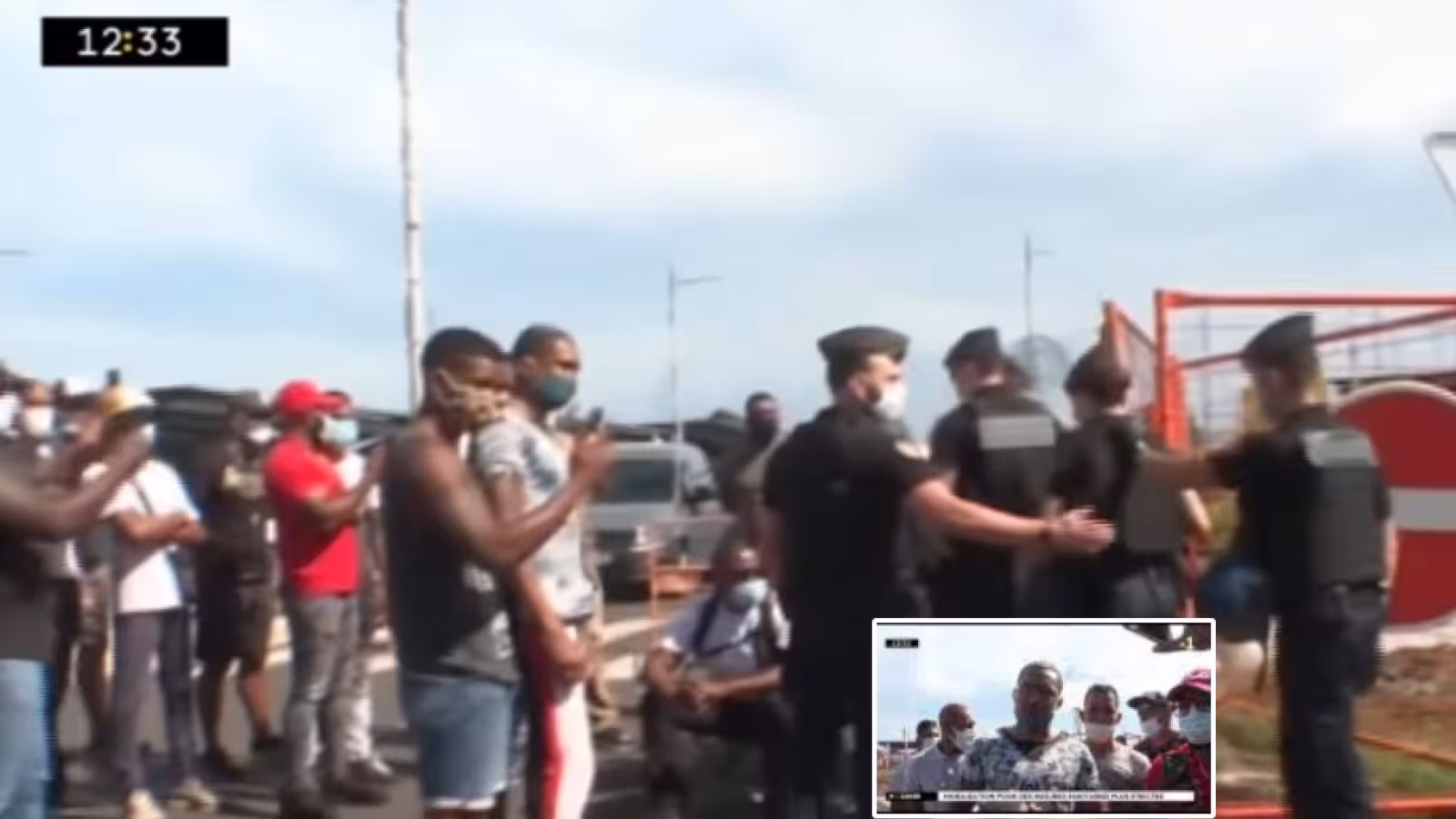 Manifestation des Réunionnais contre l’entrée incontrôlée des étrangers dans l’île