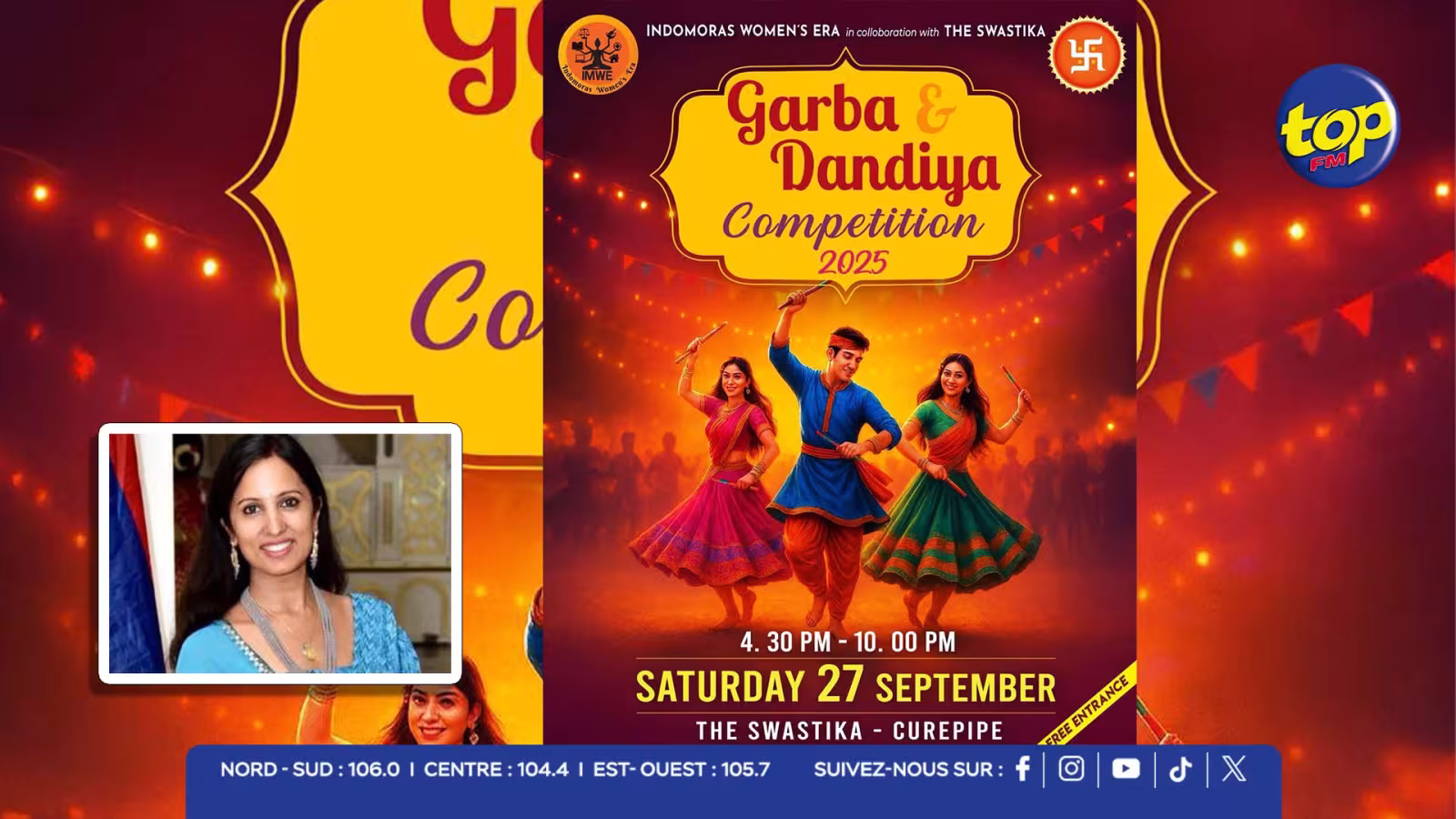 Garba and Dandiya Competition 2025 : Navratri prend vie à Curepipe ce samedi 