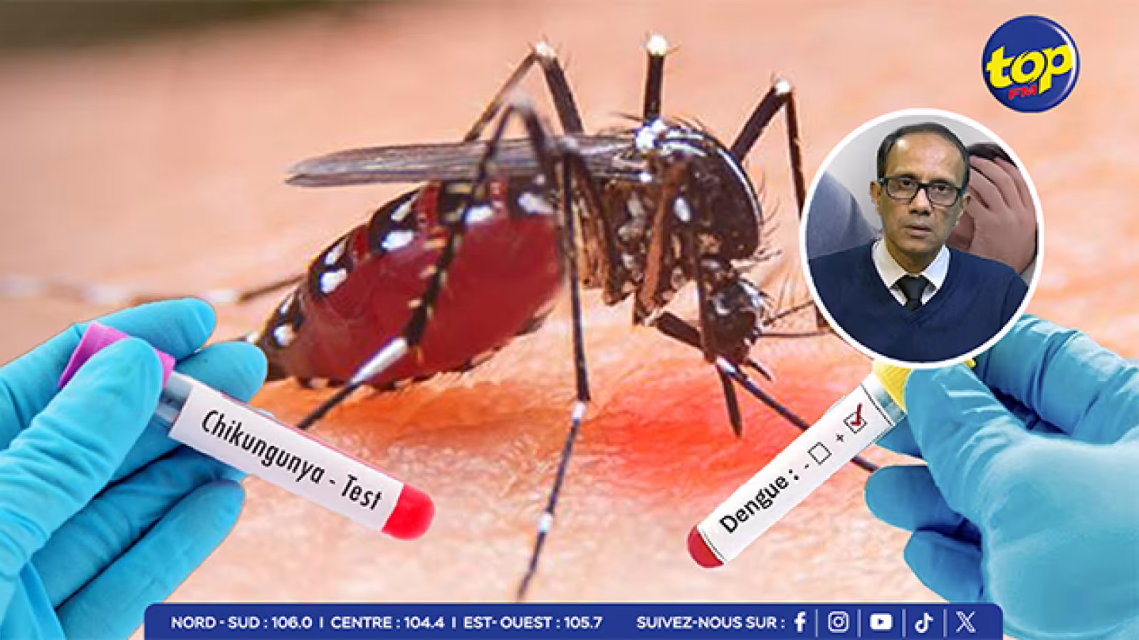 Santé : « Il ne faut pas banaliser le Chikungunya et la dengue, car ils peuvent causer de sérieux problèmes de santé », affirme le Dr Fazil Khodabaccus.