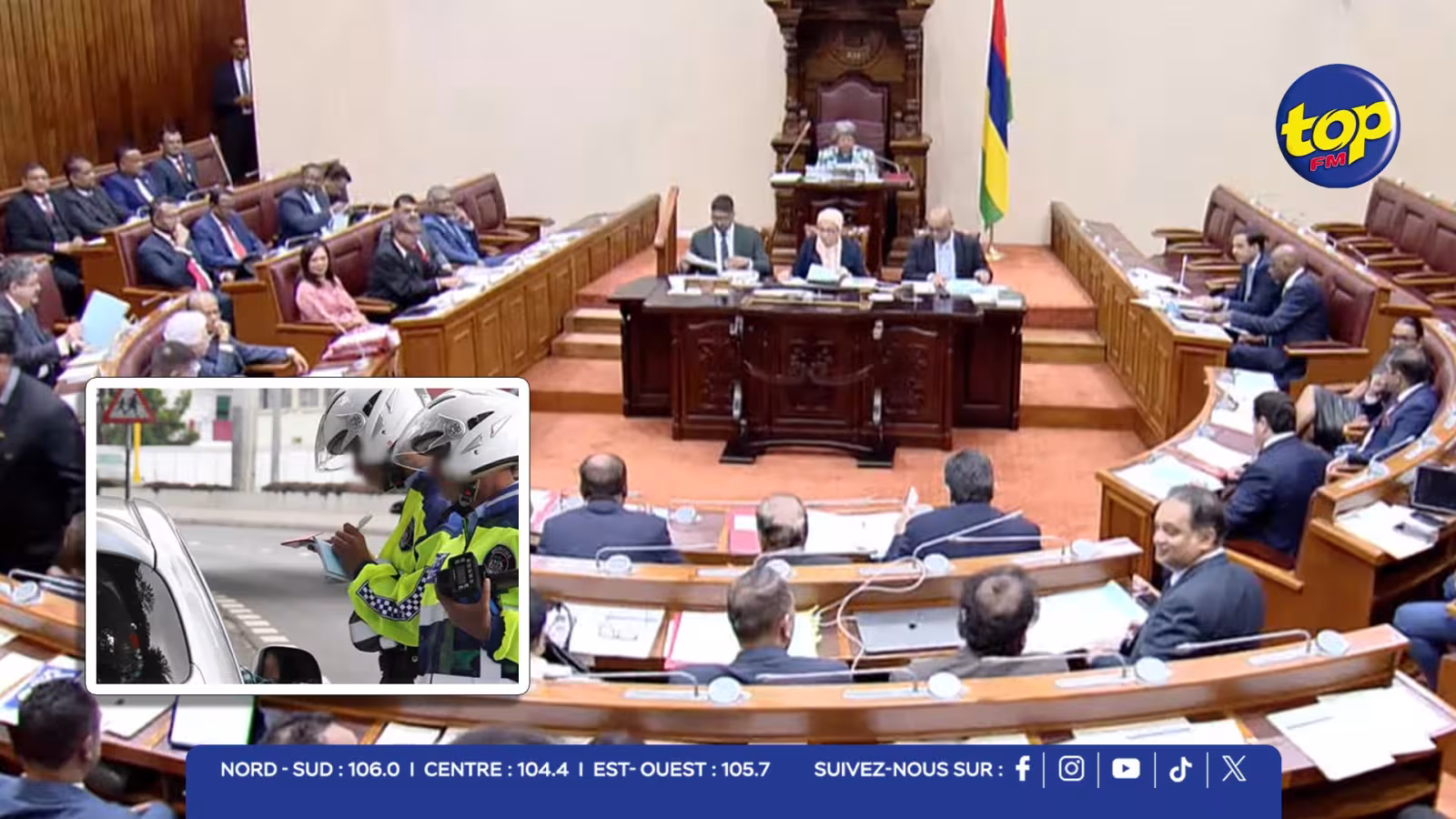 Sécurité routière : Maurice durcit le code de la route…le Road Traffic Amendment Bill examiné ce mardi au Parlement 
