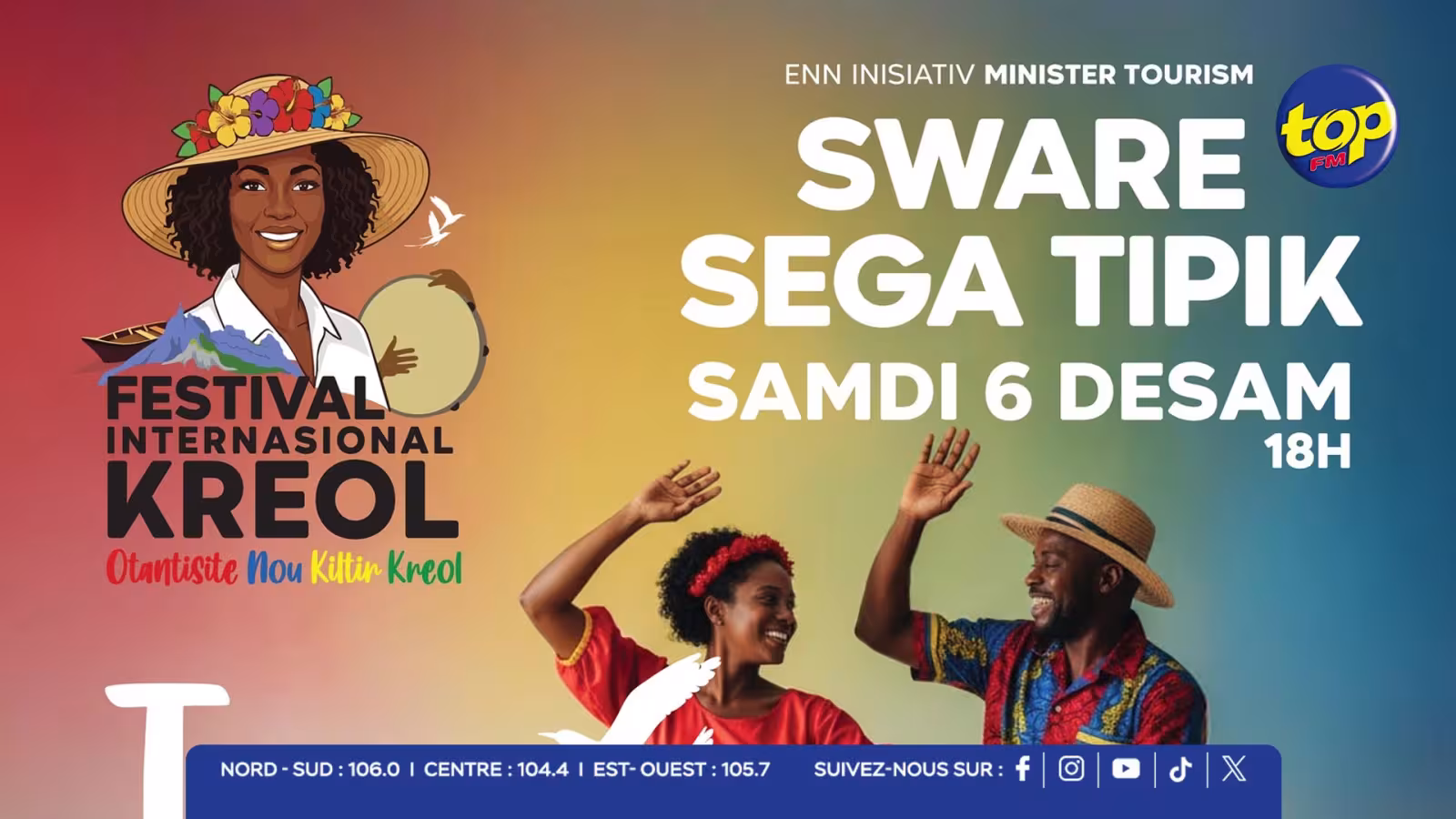 Festival Kreol : ségatipik et traditions à l’Est ce week-end