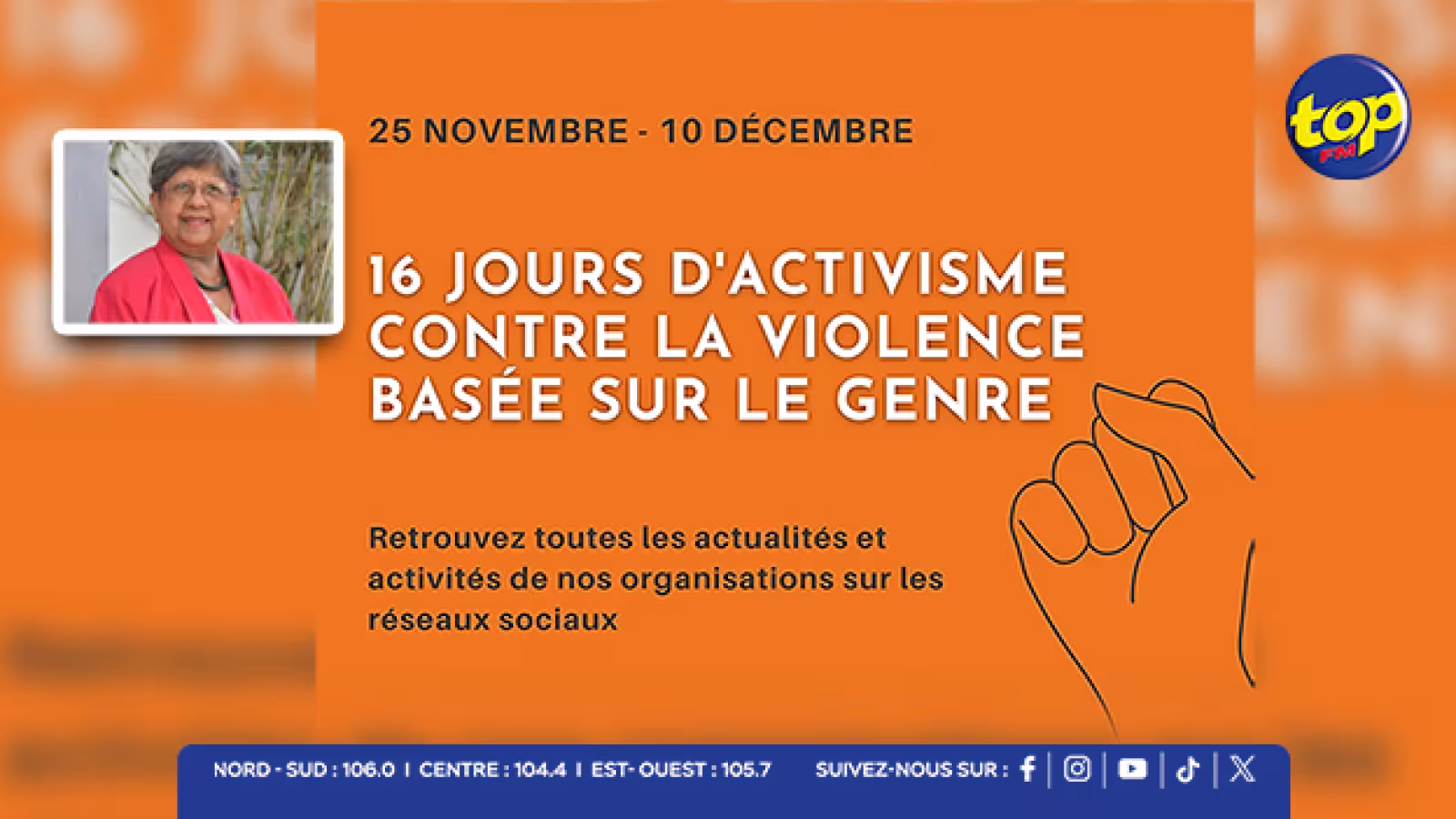 Assemblée nationale : 16 jours d’activisme contre la violence basée sur le genre
