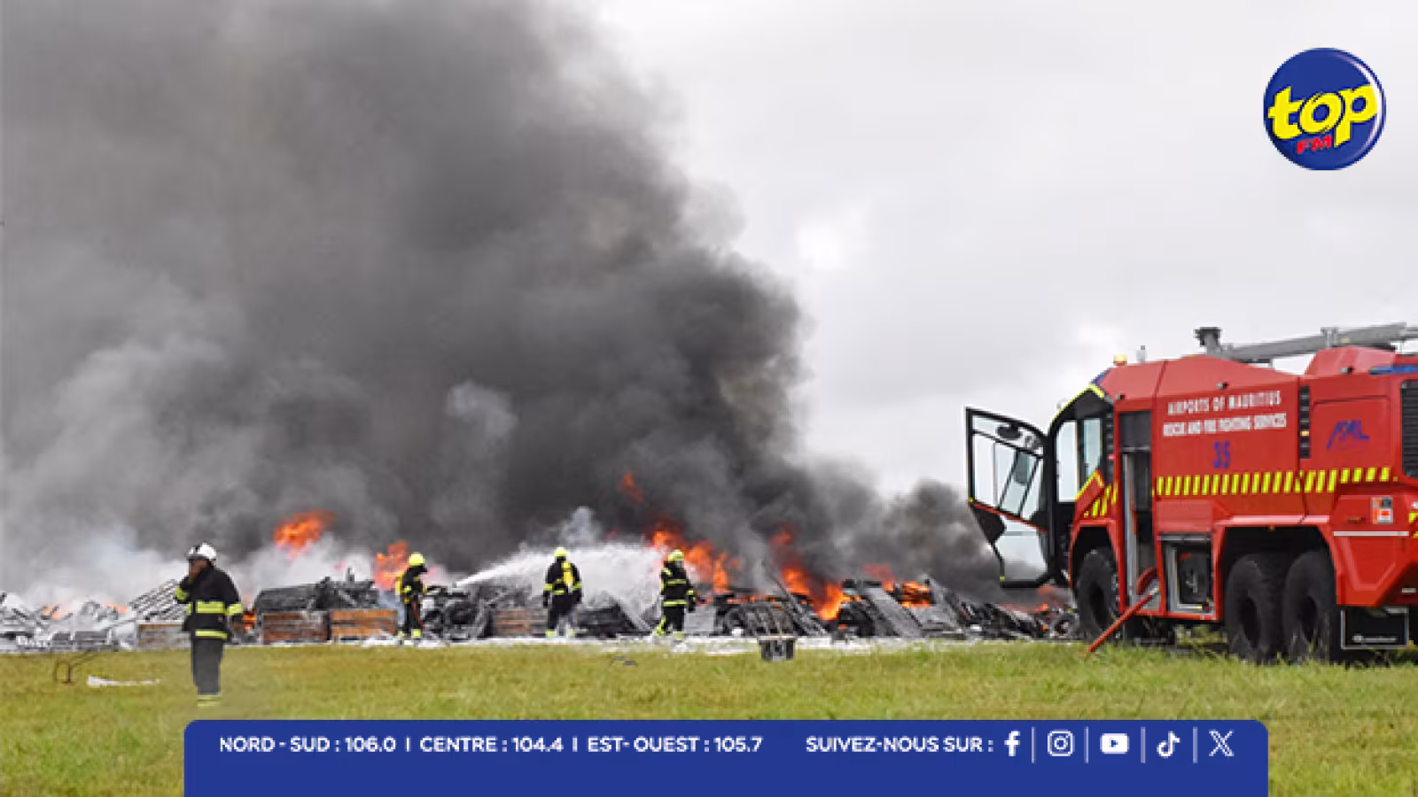 Fireball 2025 : Exercice de simulation d’accident aérien à l’aéroport SSR 