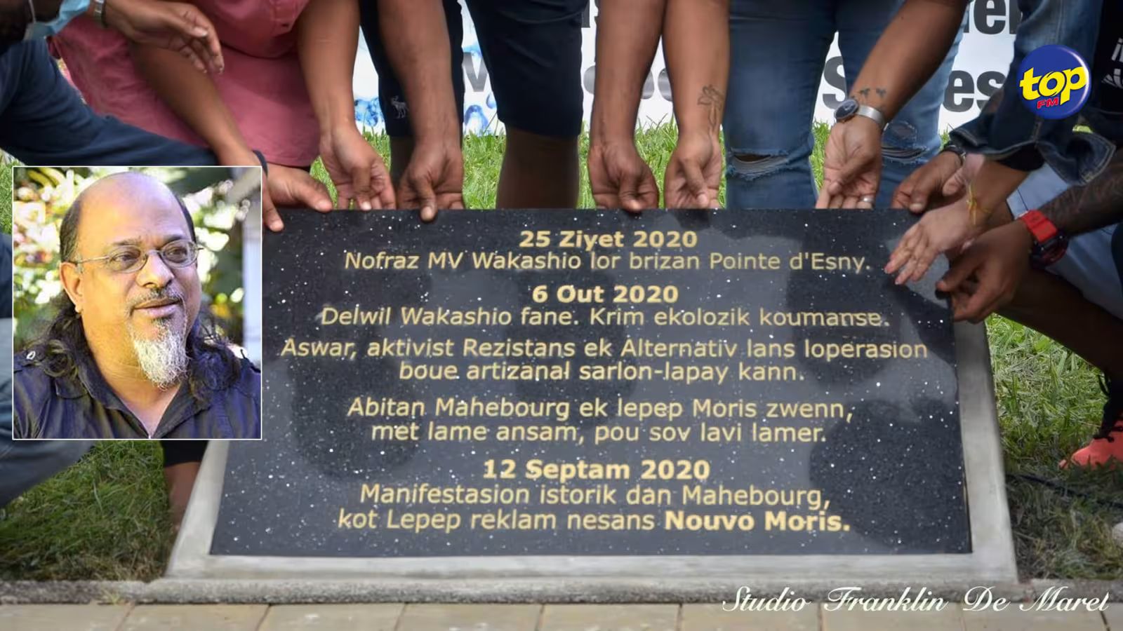 Instruction pour démolir la stèle érigée à Pointe d’Esny : « C’est une revanche politique contre ces Mauriciens qui ont apporté leur aide au Waterfront… » dit Ashok Subron