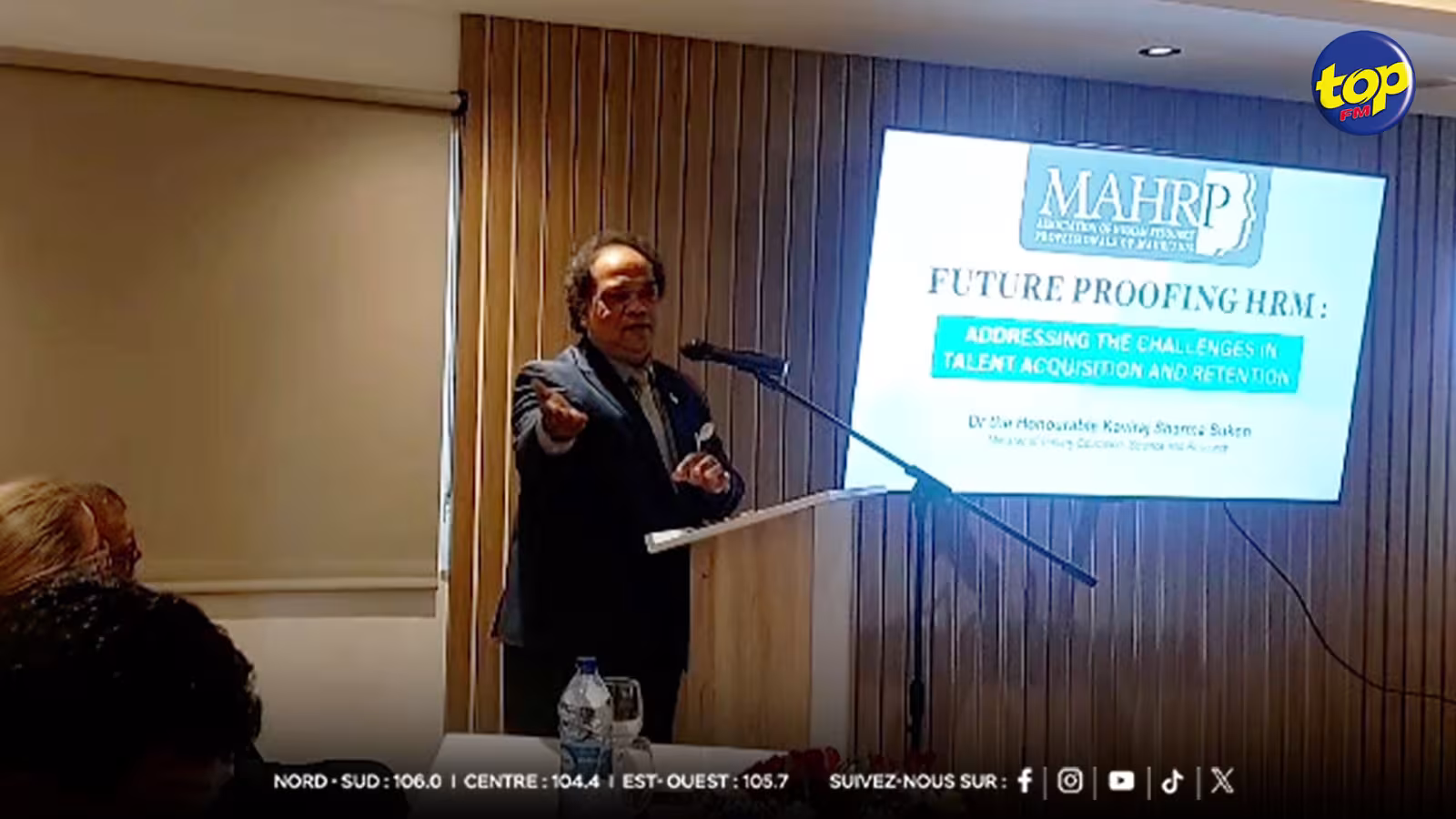 Ressources humaines : « Ce sont les associations des ressources humaines qui ont pris les devants aujourd’hui pour comprendre comment le fonctionnement sera dans le futur », affirme le Dr Kaviraj Sukon, ministre de l’éducation tertiaire