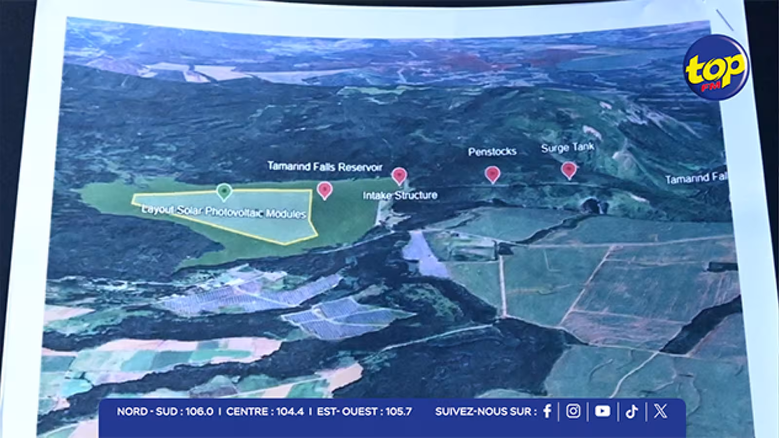 Transition énergétique : Maurice et l’Inde lancent un projet solaire flottant de 17,5 MW à Tamarind Falls