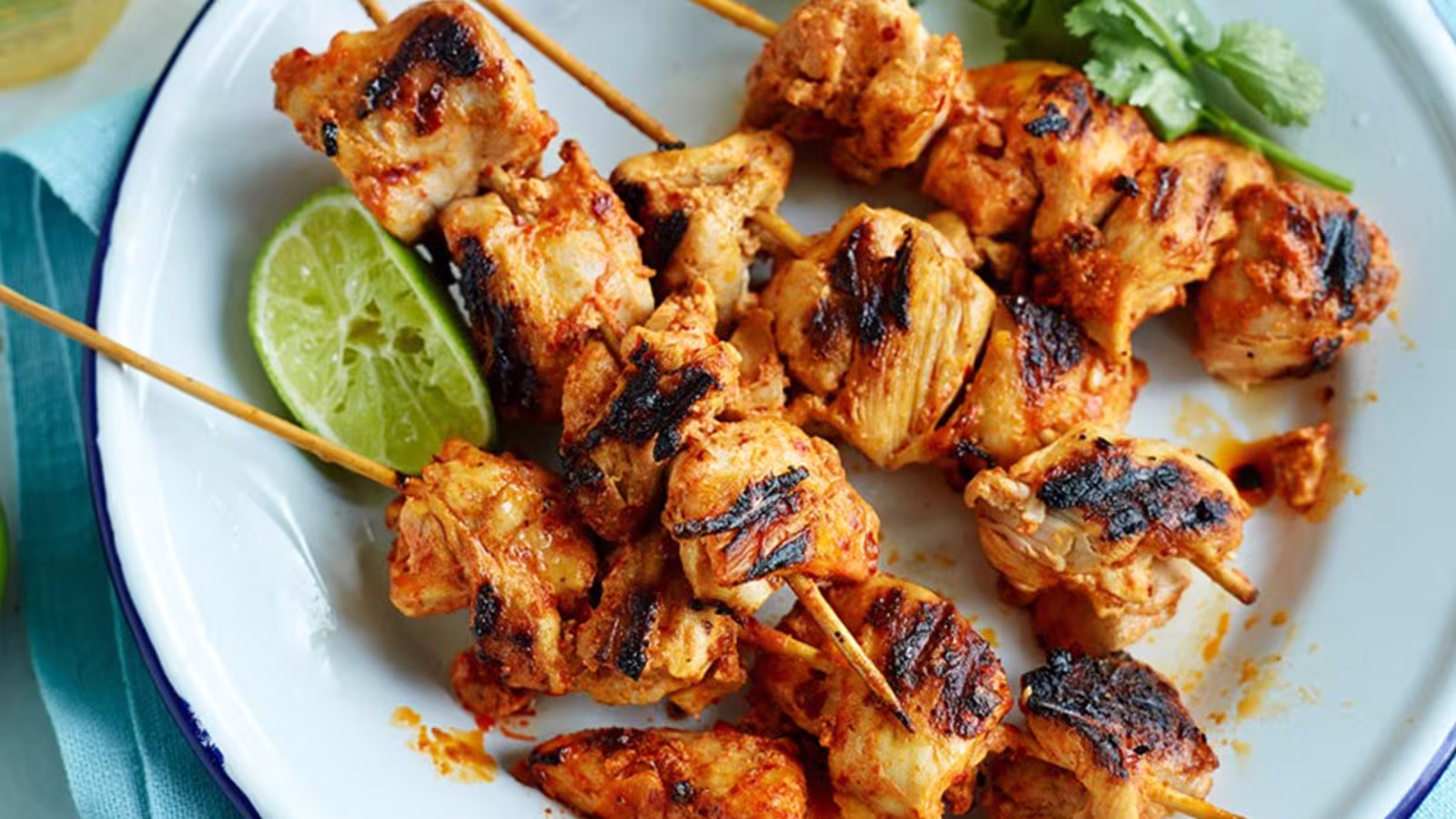 Recette:  Brochette de poulet au tandoori
