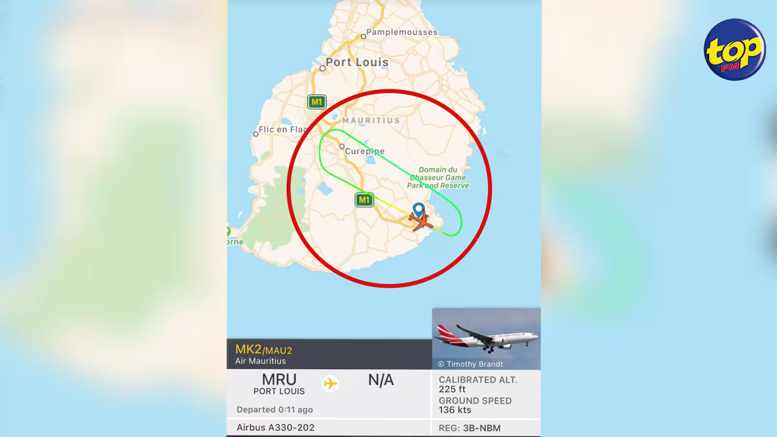 Ses avions aperçus dans le ciel : les explications d’Air Mauritius