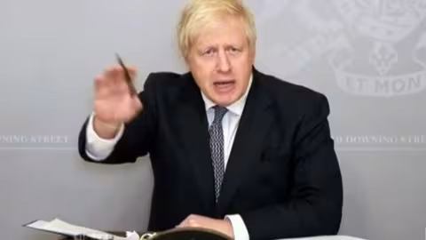 Covid: Boris Johnson sets new booster target over ‘Omicron tidal wave’