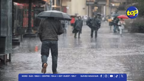 Pluviométrie : des pluies faibles à modérées enregistrées dans plusieurs régions