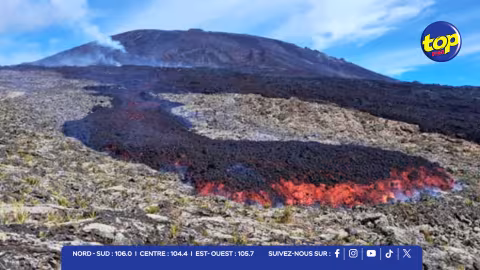 La Réunion : le Piton de la Fournaise poursuit son activité volcanique 
