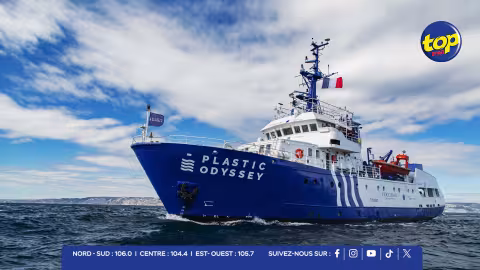 Lutte contre le plastique : le navire Plastic Odyssey fait escale au Caudan Waterfront ce mercredi