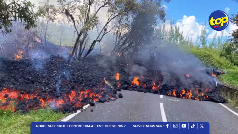 Réunion : reconstruction de la route RN2 après l’éruption du Piton de la Fournaise