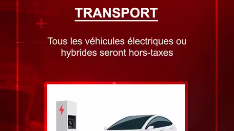 Transport : tous les véhicules électriques ou hybrides seront hors-taxes