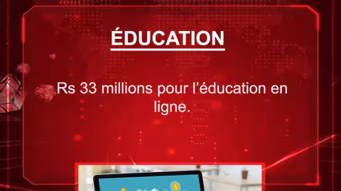 Budget 2021-2022 : Rs 33 millions pour l’éducation en ligne