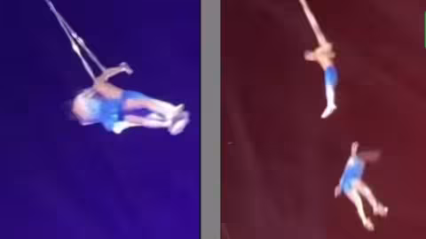 Une trapéziste chinoise tombe vers sa mort lors d’un spectacle avec son mari