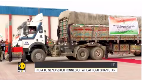 Famine en Afghanistan : L’Inde y envoie 50 000 tonnes de blé