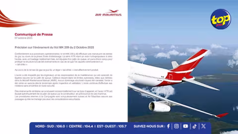 Air Mauritius rassure après un léger incident sur le vol MK209 : aucune anomalie structurelle détectée 