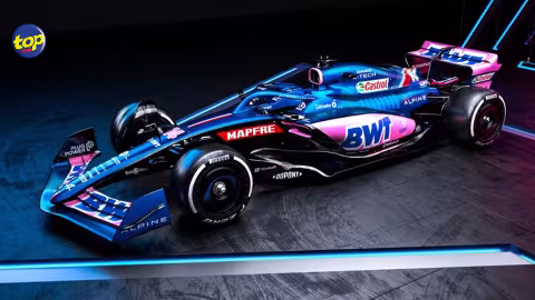 Alpine launch 2022 F1 car : Striking new blue and pink look revealed with colour ‘flip’ plan in place