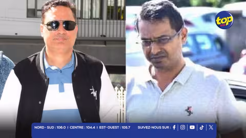 ASP Faraaz Mooniaruth et le sergent Yeshdeo Seebooruth