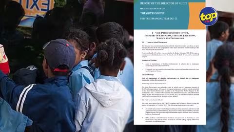 Infrastructures en milieu scolaire : Fuites d’eau constantes, des salles de classe et des toilettes dans un piteux état, alors que 40% des Rs 653 millions allouées n’ont pas été dépensées, déplore l’Audit