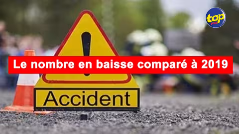 Accident de la route : Le nombre en baisse comparé à 2019