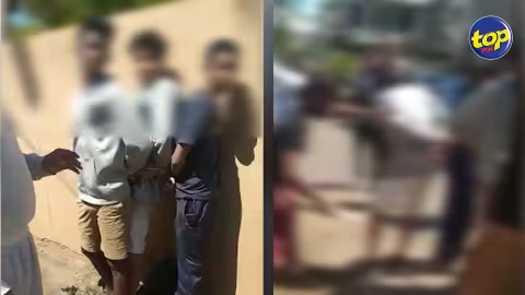 Vidéo en circulation : 3 ados soupçonnés de vol malmenés en pleine rue… l’un d’eux frappé à l’aide d’une planche en bois