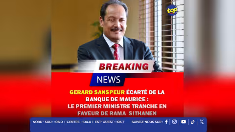 Gerard Sanspeur écarté de la Banque de Maurice