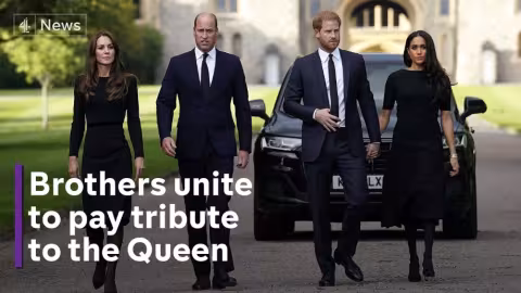 Le prince William et Kate et le couple  Harry et Meghan finalement réunis