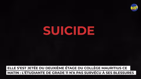 Elle s’est jetée du deuxième étage du collège Mauritius ce matin : l’étudiante de Grade 11 n’a pas survécu à ses blessures