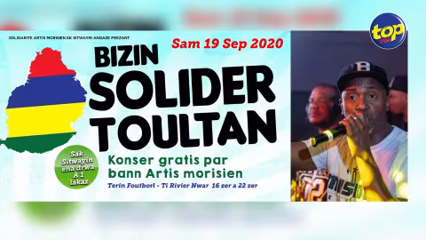 « Bizin Solider Toultan » : artistes et citoyens se réunissent ce samedi pour un grand concert de solidarité à Petite Rivière Noire