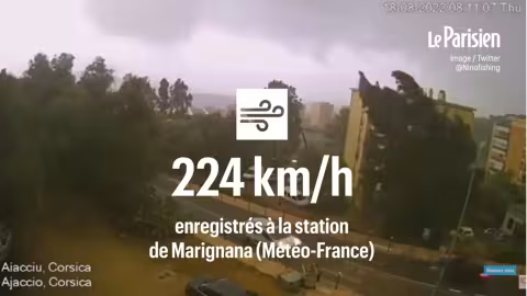 De violents orages ont balayé la France, faisant cinq morts et des blessés en Corse