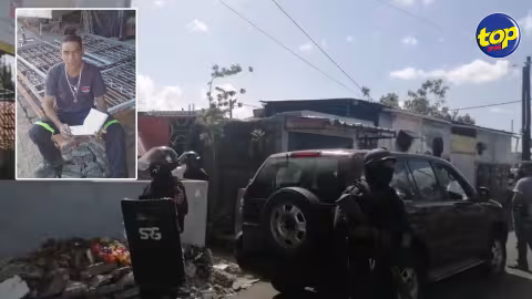 Meurtre de Dany Sardes: un exercice de reconstitution des faits, sous  forte mobilisation policière à Résidence Vallijee en ce moment