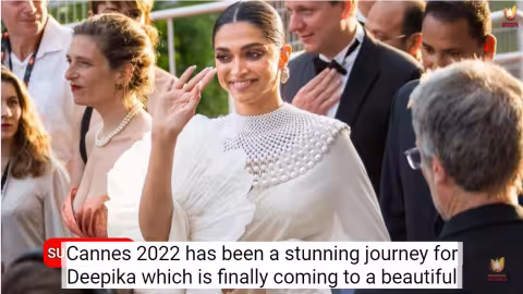 Deepika Padukone fait sensation avec son look Om Shanti à Cannes