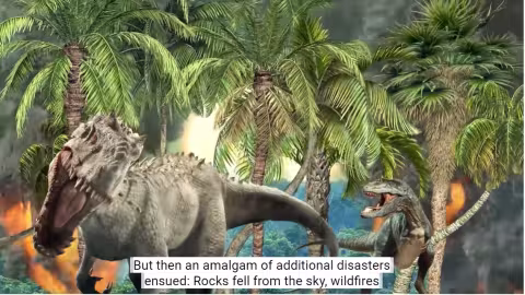 La NASA a reconstitué la première minute de la destruction du monde des dinosaures