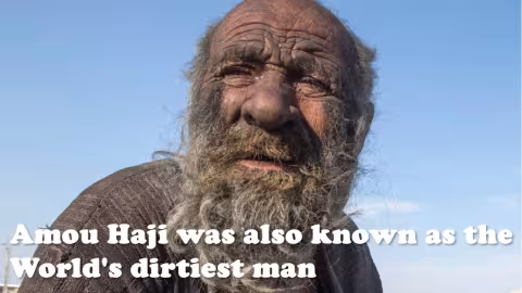 L’homme “le plus sale du monde” est mort après un bain