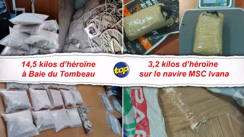 Drogue : près de Rs 300 millions d’héroïne saisis en 24 heures