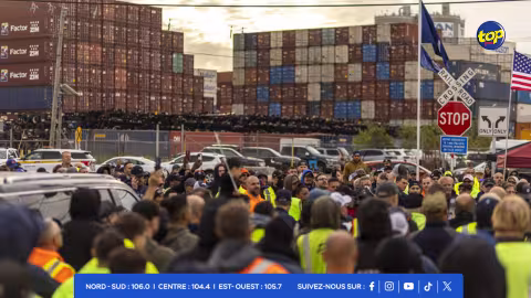 Des dizaines de milliers de dockers sont en grève sur la côte Est des Etats-Unis du port de la Nouvelle-Orléans