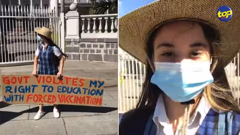 Rentrée scolaire : « Mon al lekol zordi… banla in dire moi retourner acoz mo pane fair vaccin », déplore une collégienne dans une vidéo