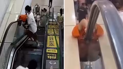 Faire le con sur un escalator peut causer de graves blessures