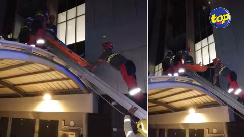 A Ebène : Un homme chute du troisième étage d’un bâtiment