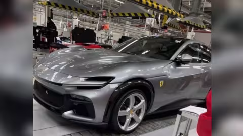 Leaked images of Ferrari Purosangue show the styling of the Super SUV
