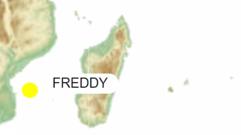Les rafales et les vagues de Freddy ont déjà touché Madagascar