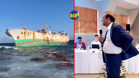 Naufrage du FV YU FENG sur les bancs de Saint Brandon  :” Aucun échappement d’huile à ce stade” rassure Steven Obeegadoo